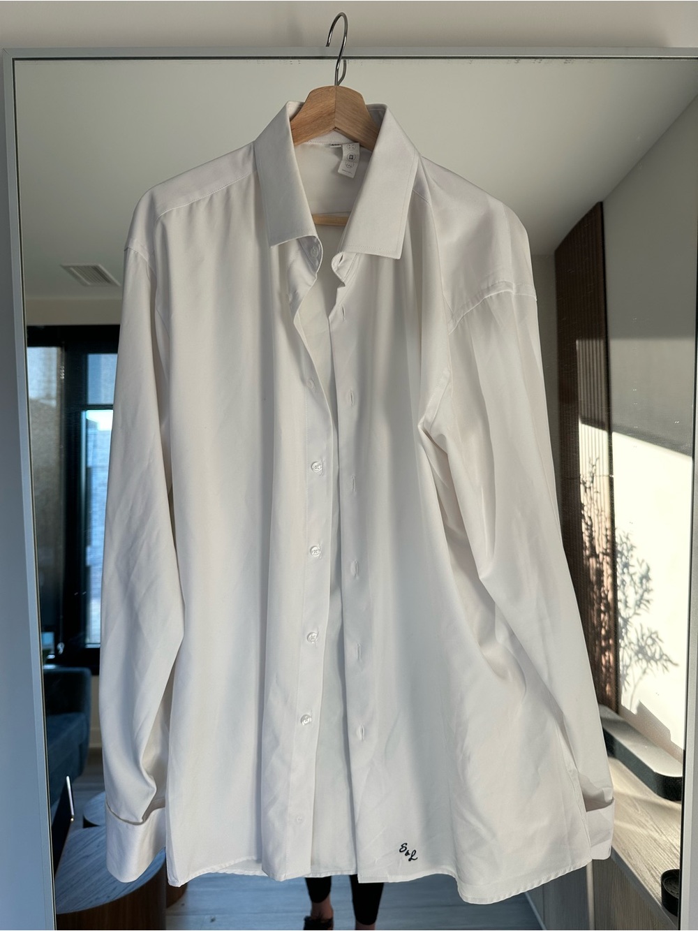 State & Liberty White Men's Dress Shirt